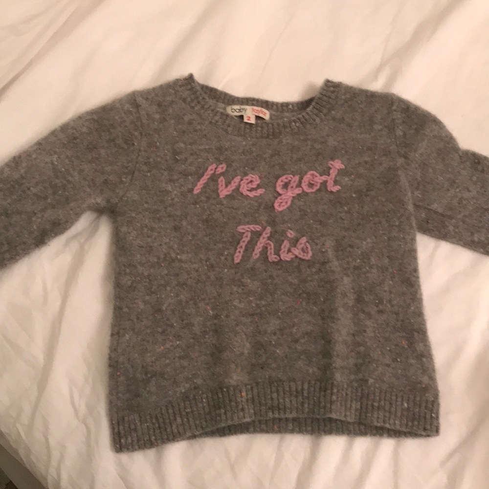 Grey cashmere sweater